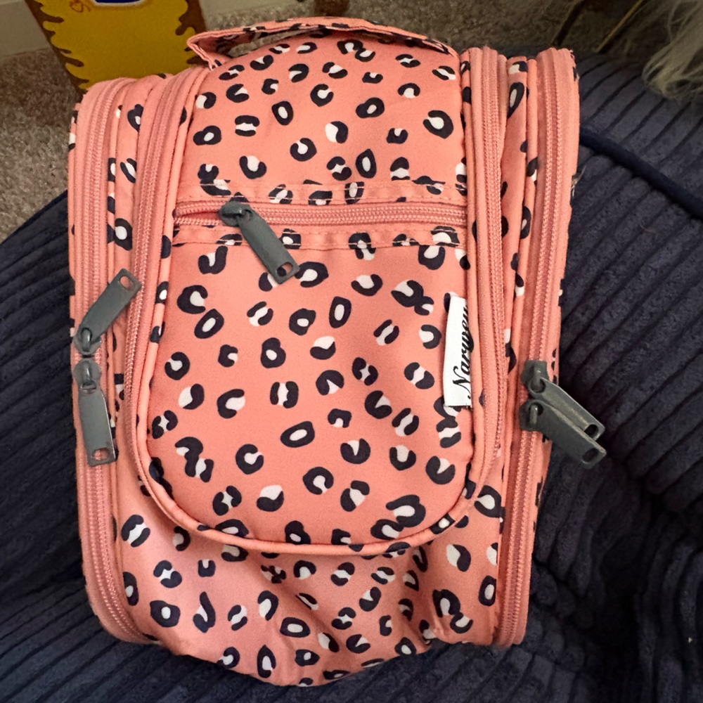 Leopard Print Toiletries Bag